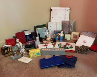 H72 - $100. Large AVON LOT. Lots new in box, some opened for display.