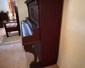 H35 - FREE! 1912 York piano by Weaver Organ & Piano Co. from York, PA. Measures 64.75" x 27.5" x 55.5"T. All keys work. Very heavy, bring help to move.