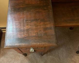 H21 -$40. Vanity with Swing Mirror. Measures 43.5" x 18" x 65"T, floor to vanity top 30.5"T.