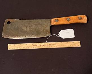 H60 - $20. Vintage Meat Cleaver.