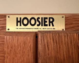 H26 - $450. Antique Hoosier "Ariel Handy Helper" Cabinet . Measures 40.5" x 26" x 67"T, top 12"D.