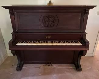 H35 - FREE! 1912 York piano by Weaver Organ & Piano Co. from York, PA. Measures 64.75" x 27.5" x 55.5"T. All keys work. Very heavy, bring help to move.