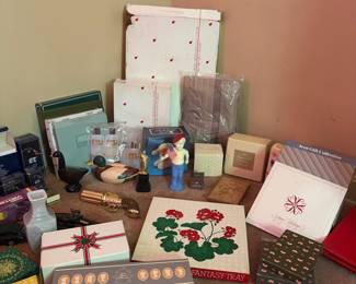 H72 - $100. Large AVON LOT. Lots new in box, some opened for display.