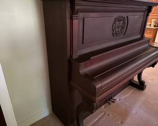 H35 - FREE! 1912 York piano by Weaver Organ & Piano Co. from York, PA. Measures 64.75" x 27.5" x 55.5"T. All keys work. Very heavy, bring help to move.