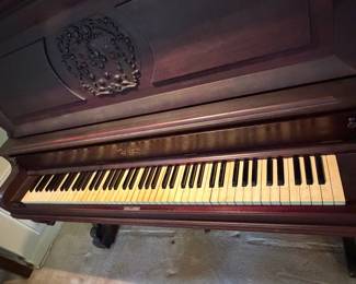 H35 - FREE! 1912 York piano by Weaver Organ & Piano Co. from York, PA. Measures 64.75" x 27.5" x 55.5"T. All keys work. Very heavy, bring help to move.
