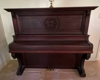 H35 - FREE! 1912 York piano by Weaver Organ & Piano Co. from York, PA. Measures 64.75" x 27.5" x 55.5"T. All keys work. Very heavy, bring help to move.