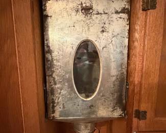 H26 - $450. Antique Hoosier "Ariel Handy Helper" Cabinet . Measures 40.5" x 26" x 67"T, top 12"D.