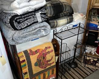 blankets and pillows