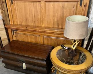 headboard lane chest side table