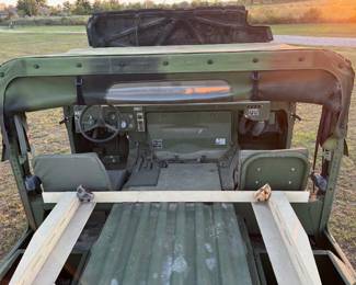 Humvee inside