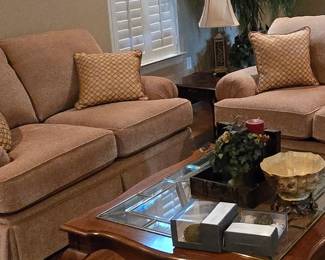 2 Lane loveseats-like new
