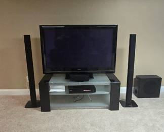 Hitachi 50" TV with stand