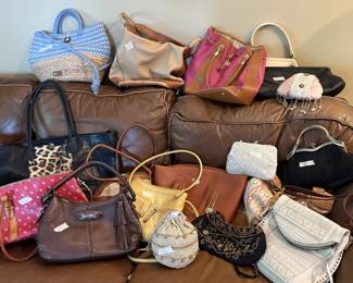 current ladies clothing and purses !