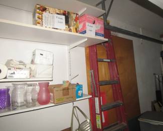 ladders and vases