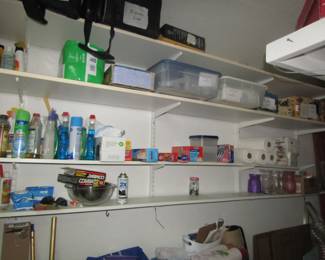 cleaning supplies and miscellaneous