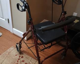 Rolling Walker with Seat