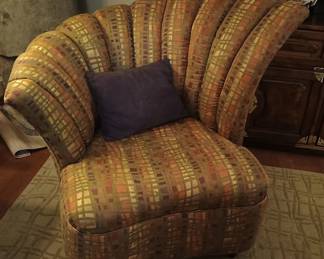 Set of 2 Modern Accent Chairs