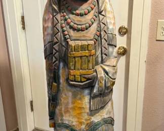 AVAILABLE NOW Wooden Indian carving advertising cigars $1000