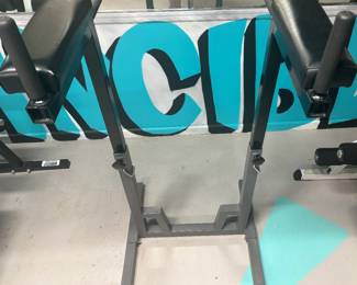 Vertical Knee Raise (VKR) / Captain's Chair Tower: Helps ease lower back strain by supporting your upper body on thick, comfortable forearm pads. Sturdy freestanding steel frame--no wall mounting required. Elevate your leg raises now.