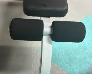 Curved Abdominal Crunch Bench: Ergonomic contoured crunch bench features a curved design that supports your back while isolating your core perfectly. Lightweight yet stable enough for daily high-intensity training Pristine leather and foam--ready for your home gym.