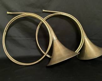 Rare Tromps de Chasse Pair