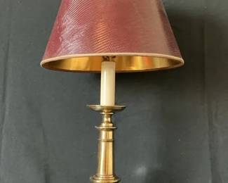 Brass Candlestick Table Lamp