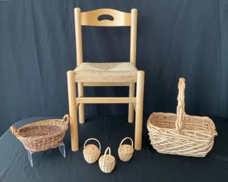 WovenSeat Chair Baskets