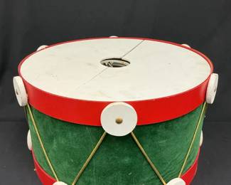 Vintage Drum Tree Stand