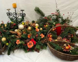 Fruit Garland and Baskets