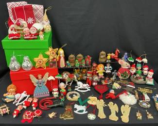 Vintage Christmas Tree Hangings
