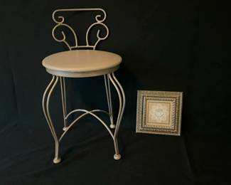 Vanity Chair Art Duo