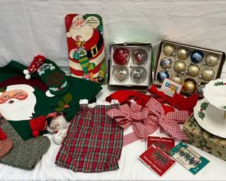 Christmas Stockings and Plate