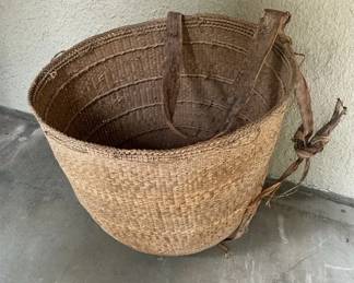 Antique Gathering Basket