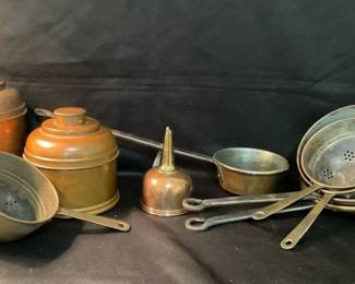 Copper Strainer Set