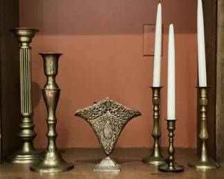 Brass Candleholders