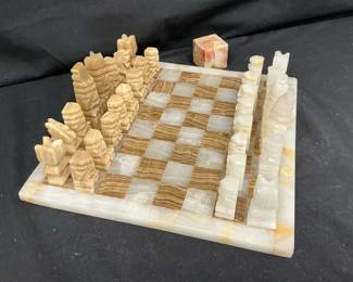 Stone Carved Chess Set