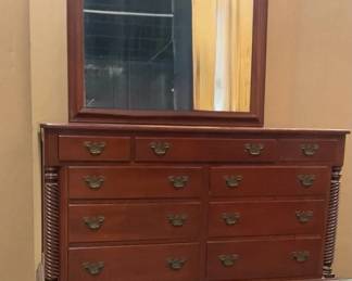 Willett Cherrywood Chest of Drawers Mirror