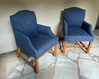 Custom English Armchairs