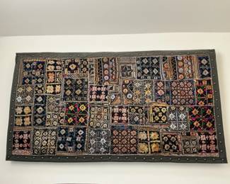 Zari Embroidered Wall Decor Tapestry