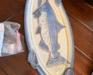 Vintage fish plate