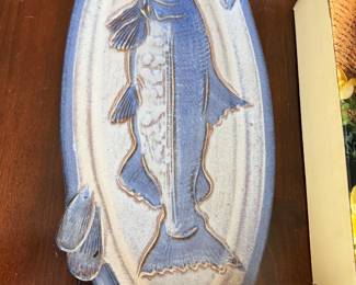 Vintage fish plate