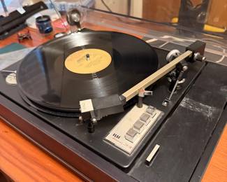 Vintage record player