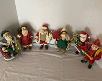 Possible Dreams Clothique Santa Figurines