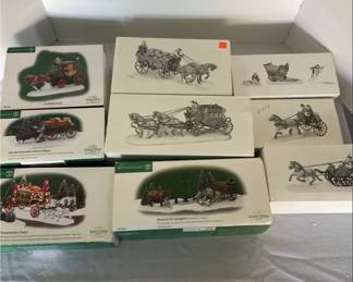 Dickens Village Department 56 Horse Carriage Lot
