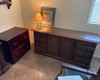 A Cabinet and a File Cabinet