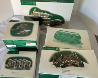 Department 56 Village Accessories Bridges Walls and Creeks