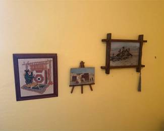 Three Pieces of Native American Art