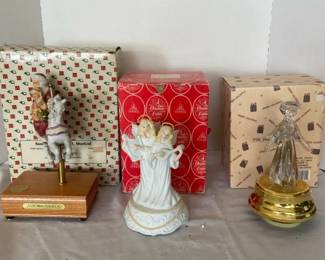 Wind Up Christmas Musical Figurines