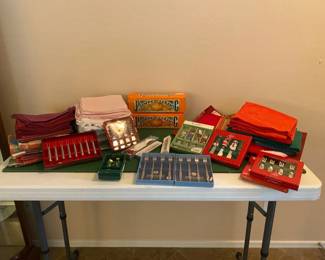 Dining Linens and Hor Dourve Utensils