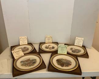 Boehm Wildlife Decorative Plates Lenox Lot One